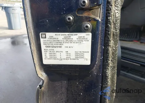 2004 GMC Yukon Slt from USA, damaged, VIN 1GKEK13Z54J191967